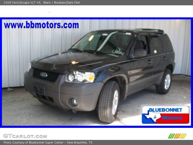 Black / Medium/Dark Flint 2006 Ford Escape XLT V6
