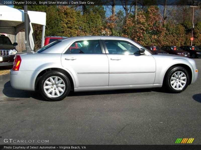 Bright Silver Metallic / Dark Slate Gray 2008 Chrysler 300 LX