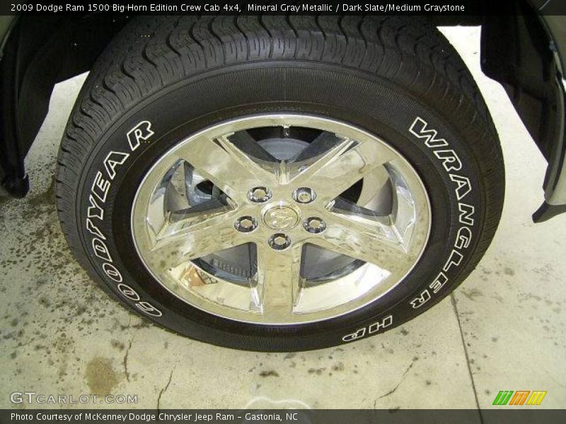Mineral Gray Metallic / Dark Slate/Medium Graystone 2009 Dodge Ram 1500 Big Horn Edition Crew Cab 4x4