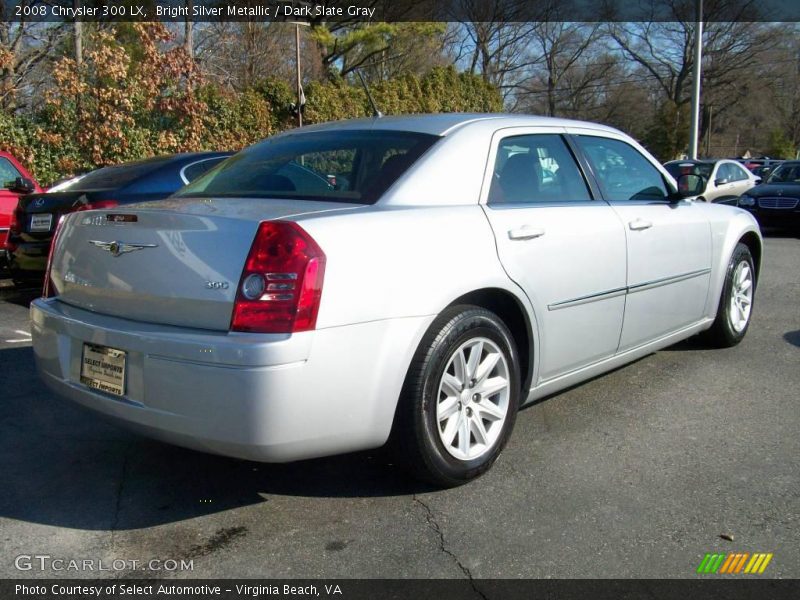 Bright Silver Metallic / Dark Slate Gray 2008 Chrysler 300 LX