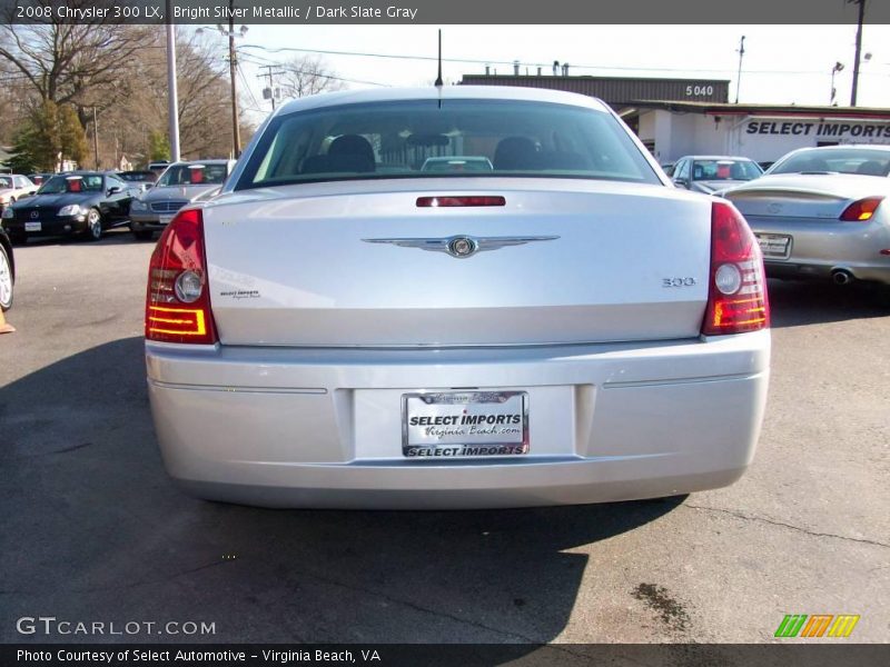 Bright Silver Metallic / Dark Slate Gray 2008 Chrysler 300 LX