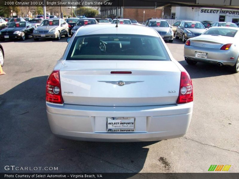 Bright Silver Metallic / Dark Slate Gray 2008 Chrysler 300 LX