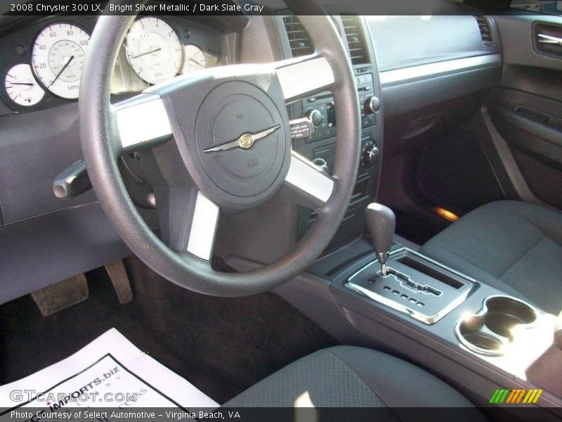 Bright Silver Metallic / Dark Slate Gray 2008 Chrysler 300 LX