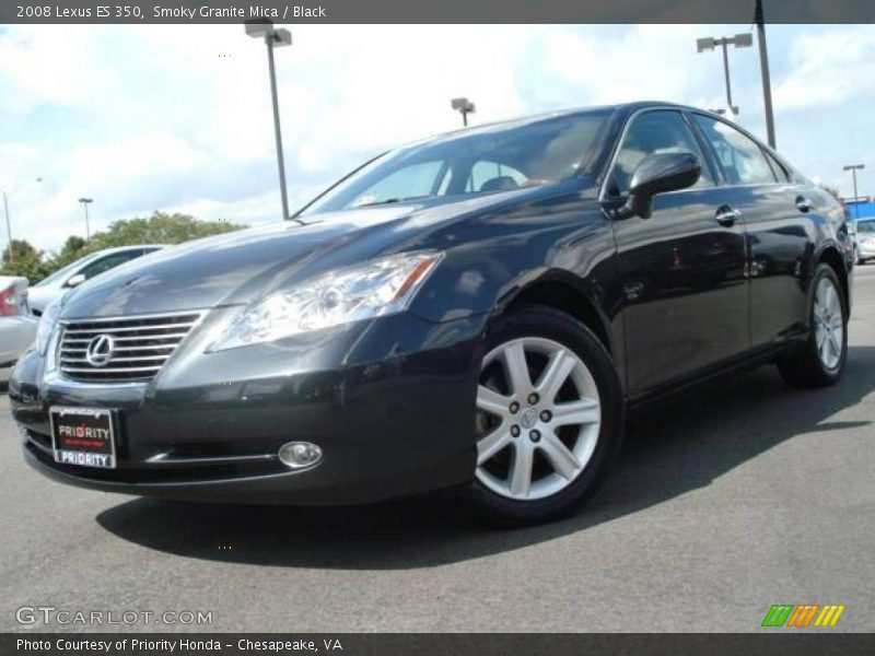 Smoky Granite Mica / Black 2008 Lexus ES 350