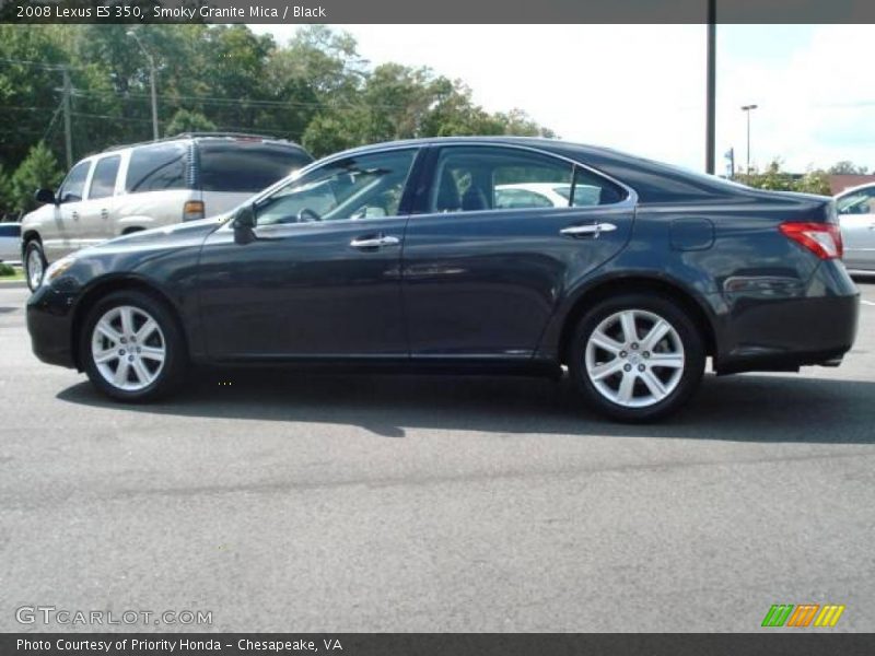 Smoky Granite Mica / Black 2008 Lexus ES 350