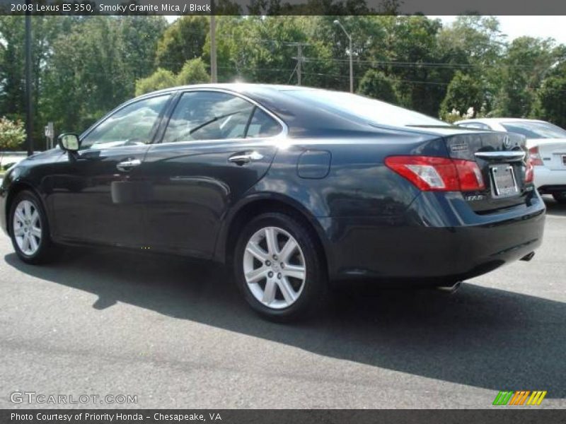Smoky Granite Mica / Black 2008 Lexus ES 350
