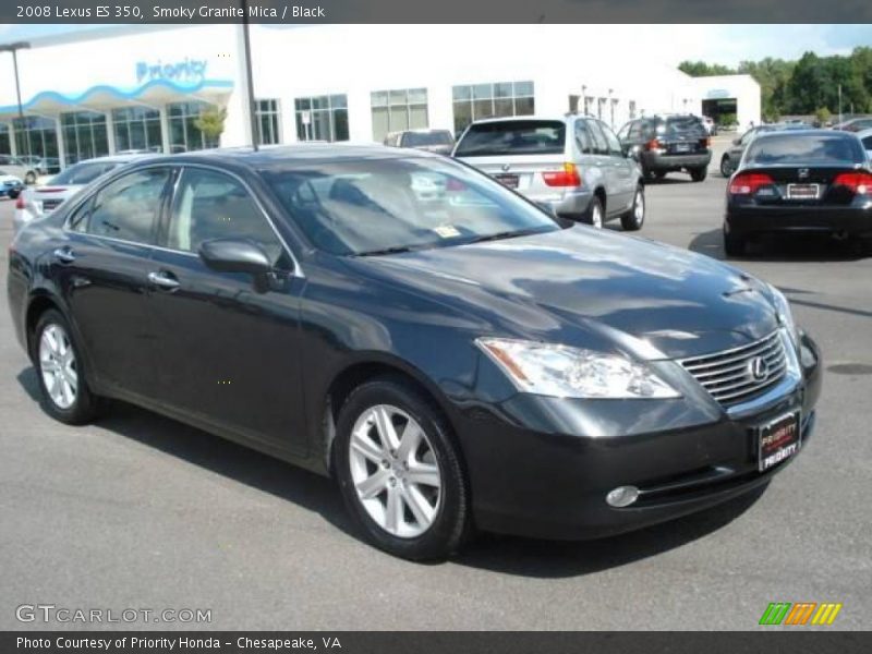 Smoky Granite Mica / Black 2008 Lexus ES 350