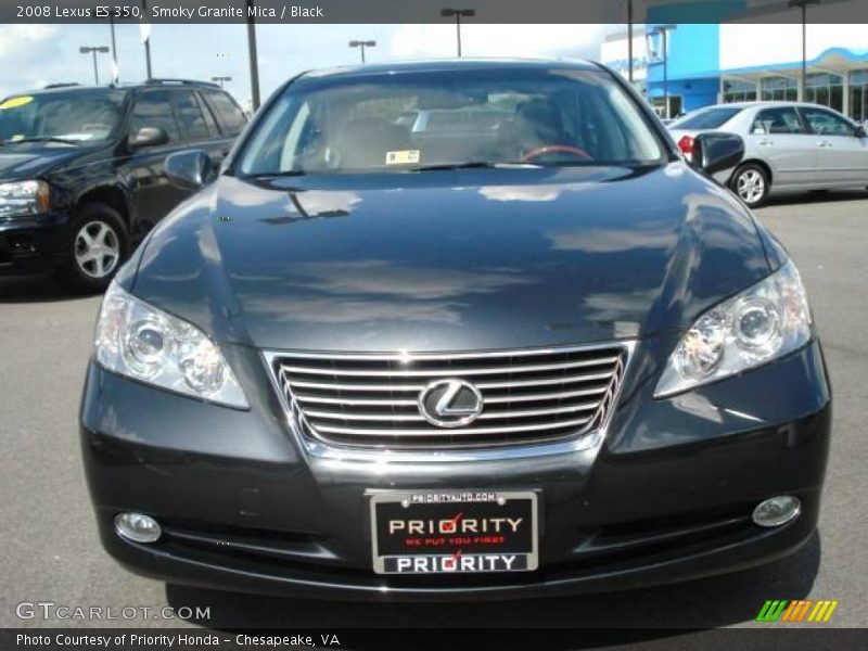 Smoky Granite Mica / Black 2008 Lexus ES 350