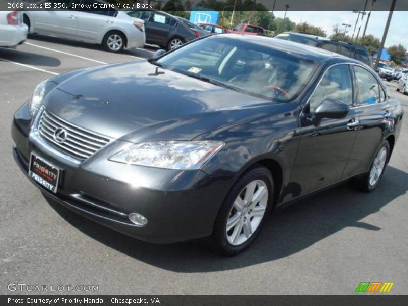 Smoky Granite Mica / Black 2008 Lexus ES 350
