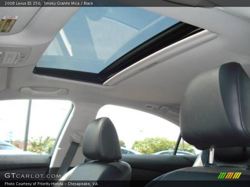 Smoky Granite Mica / Black 2008 Lexus ES 350