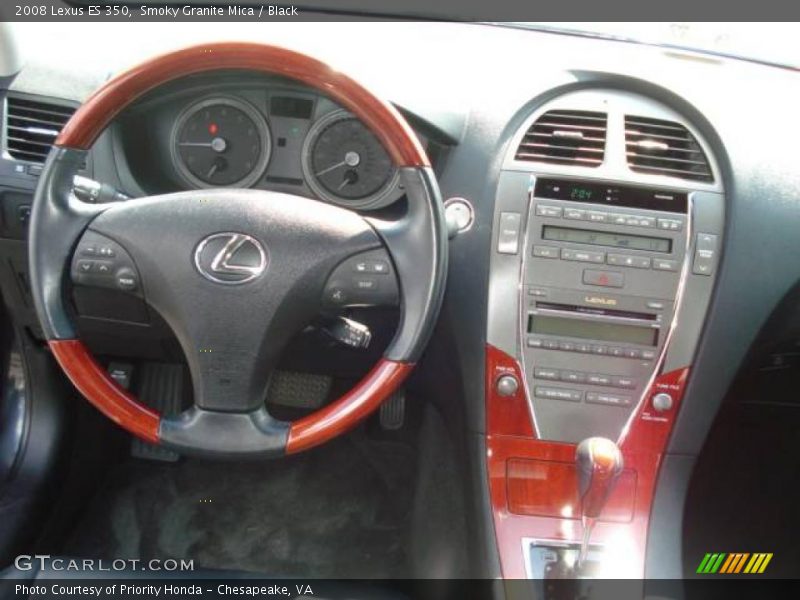 Smoky Granite Mica / Black 2008 Lexus ES 350