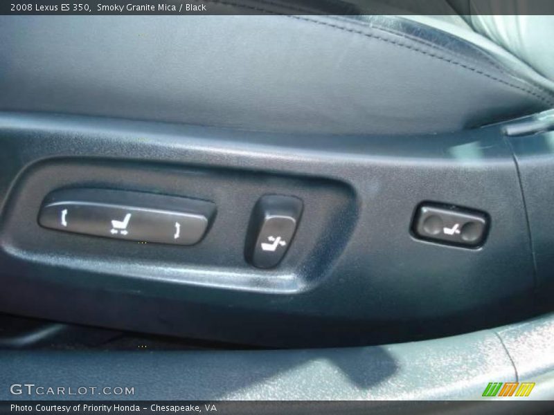 Smoky Granite Mica / Black 2008 Lexus ES 350