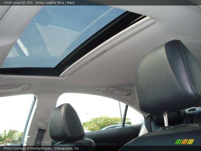 Smoky Granite Mica / Black 2008 Lexus ES 350