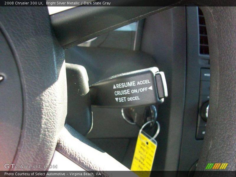 Bright Silver Metallic / Dark Slate Gray 2008 Chrysler 300 LX