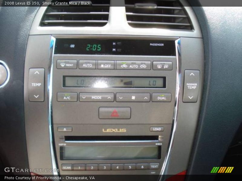 Smoky Granite Mica / Black 2008 Lexus ES 350
