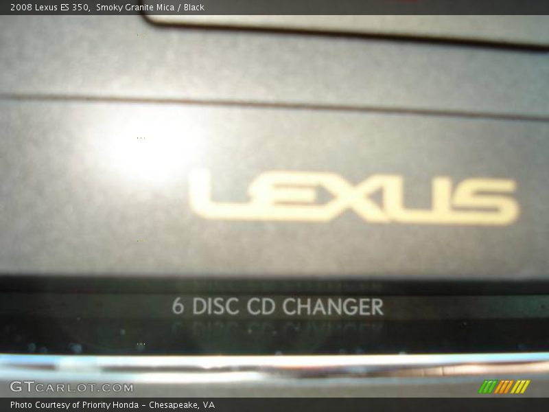 Smoky Granite Mica / Black 2008 Lexus ES 350