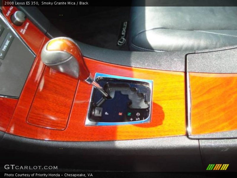Smoky Granite Mica / Black 2008 Lexus ES 350