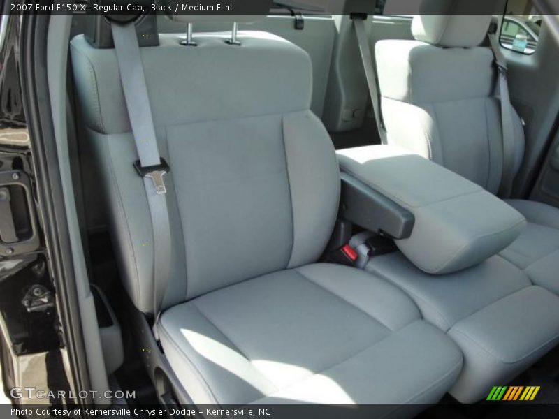 Black / Medium Flint 2007 Ford F150 XL Regular Cab