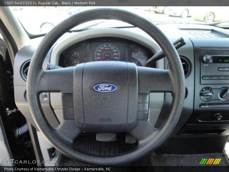 Black / Medium Flint 2007 Ford F150 XL Regular Cab