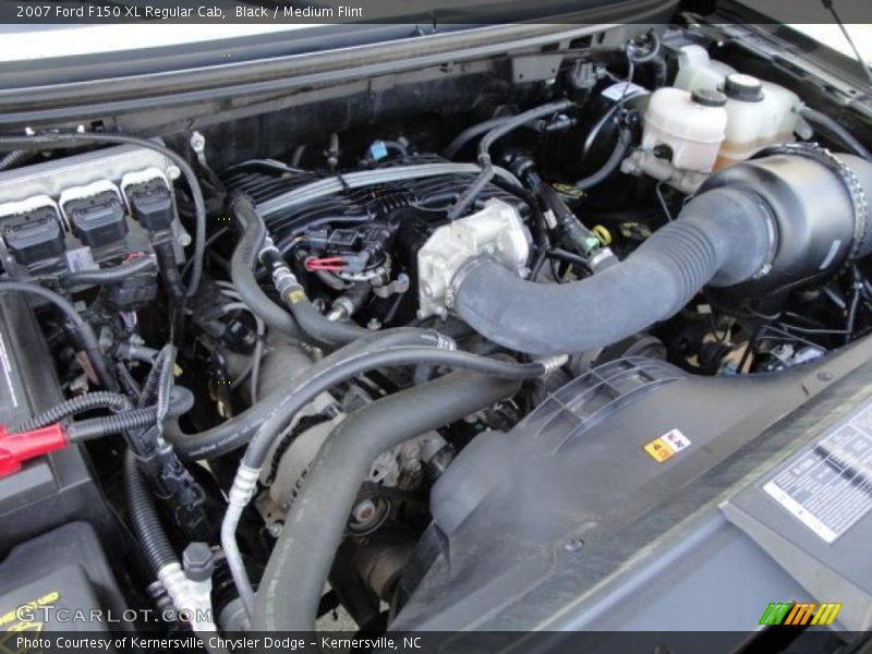 Black / Medium Flint 2007 Ford F150 XL Regular Cab