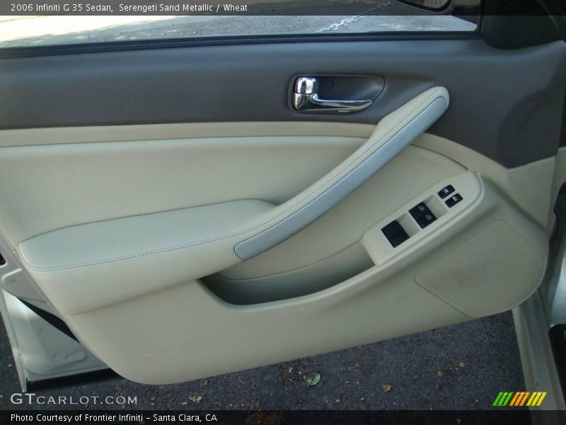 Serengeti Sand Metallic / Wheat 2006 Infiniti G 35 Sedan