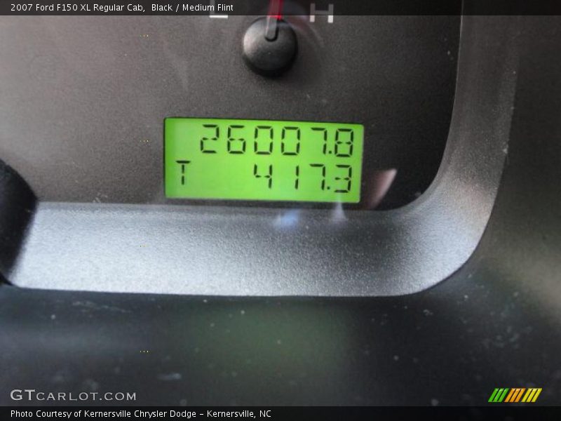 Black / Medium Flint 2007 Ford F150 XL Regular Cab