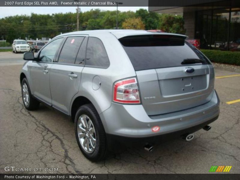 Pewter Metallic / Charcoal Black 2007 Ford Edge SEL Plus AWD