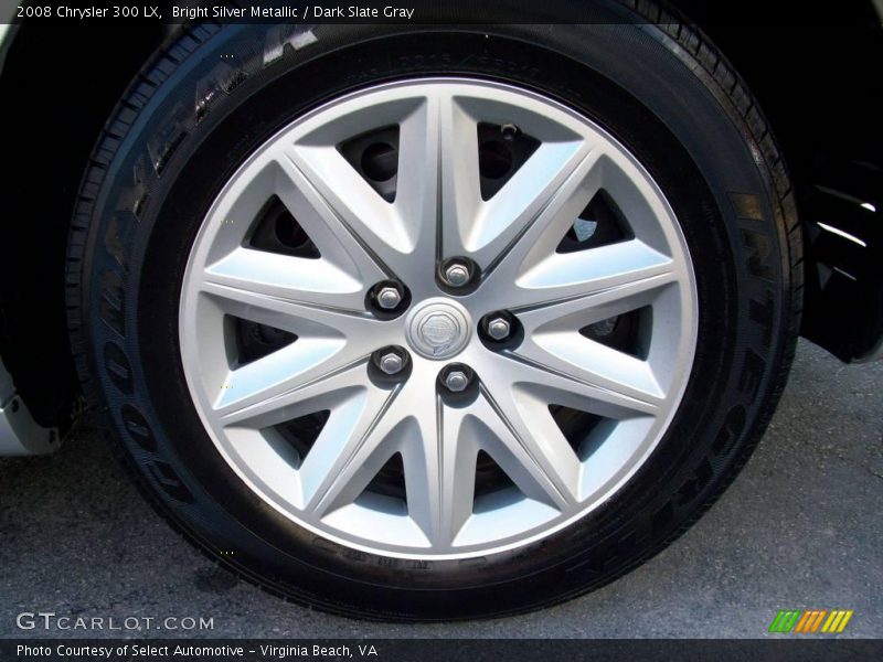Bright Silver Metallic / Dark Slate Gray 2008 Chrysler 300 LX