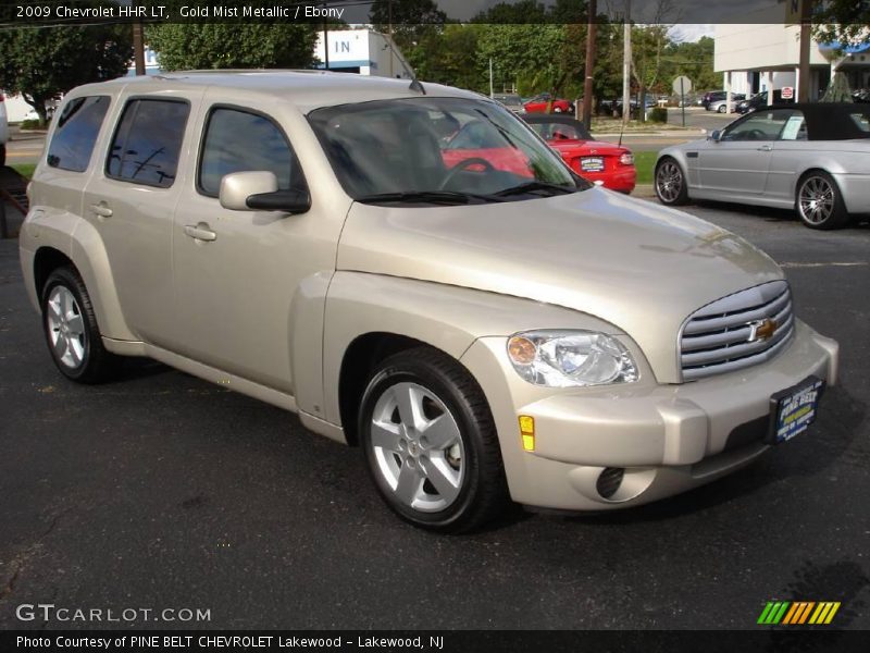Gold Mist Metallic / Ebony 2009 Chevrolet HHR LT