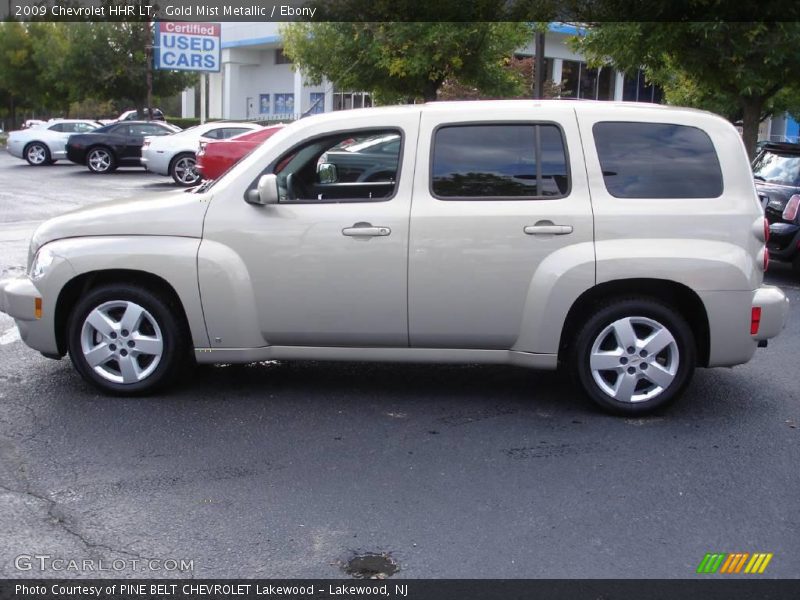 Gold Mist Metallic / Ebony 2009 Chevrolet HHR LT