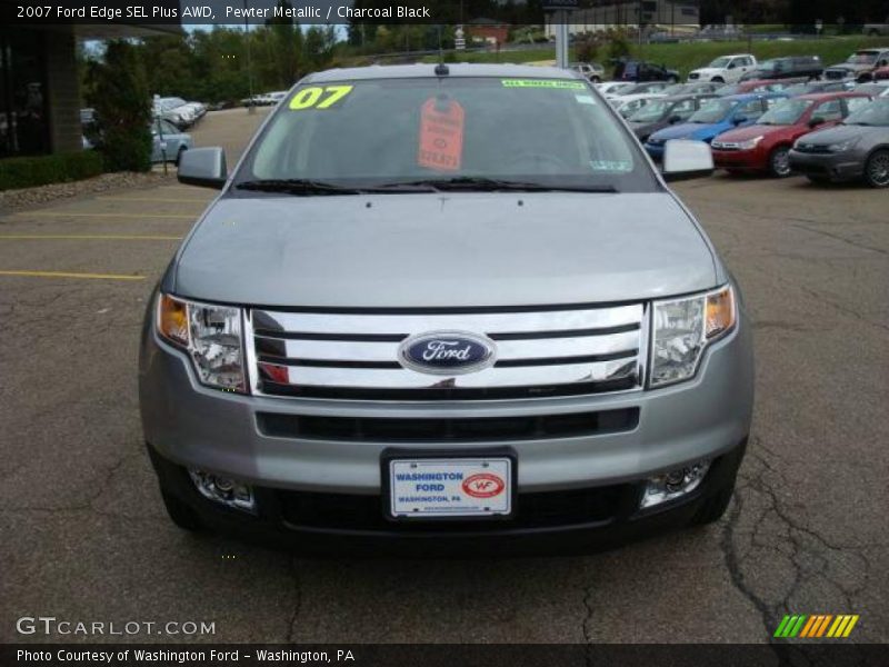 Pewter Metallic / Charcoal Black 2007 Ford Edge SEL Plus AWD