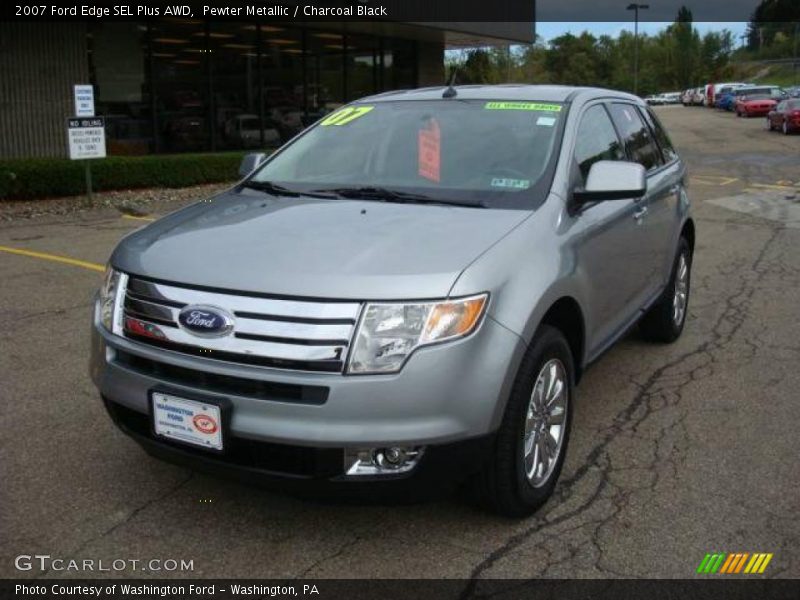 Pewter Metallic / Charcoal Black 2007 Ford Edge SEL Plus AWD