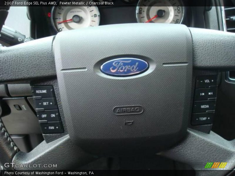 Pewter Metallic / Charcoal Black 2007 Ford Edge SEL Plus AWD