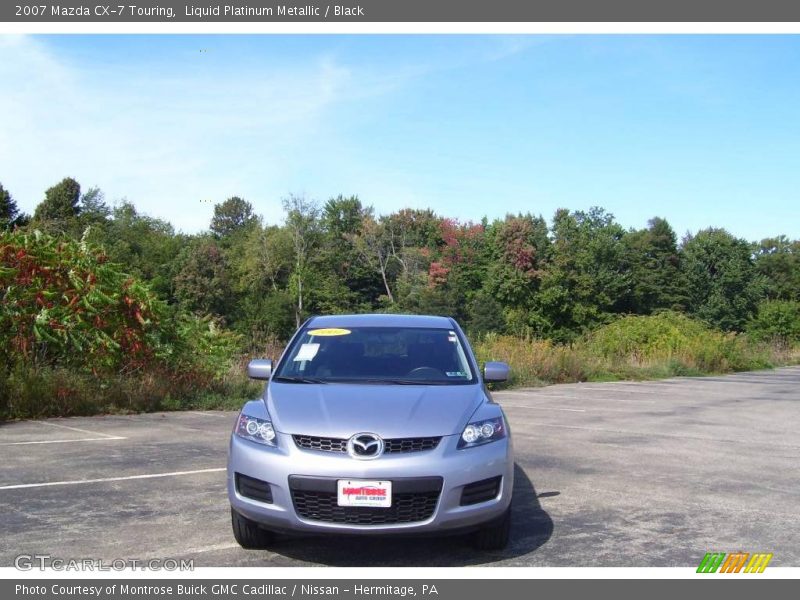 Liquid Platinum Metallic / Black 2007 Mazda CX-7 Touring