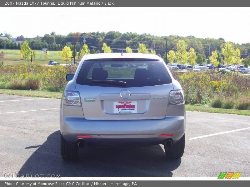 Liquid Platinum Metallic / Black 2007 Mazda CX-7 Touring
