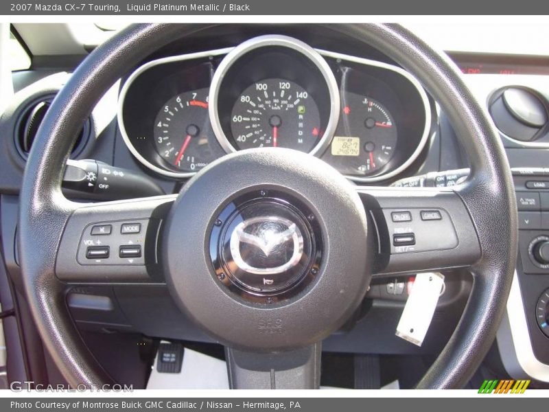 Liquid Platinum Metallic / Black 2007 Mazda CX-7 Touring
