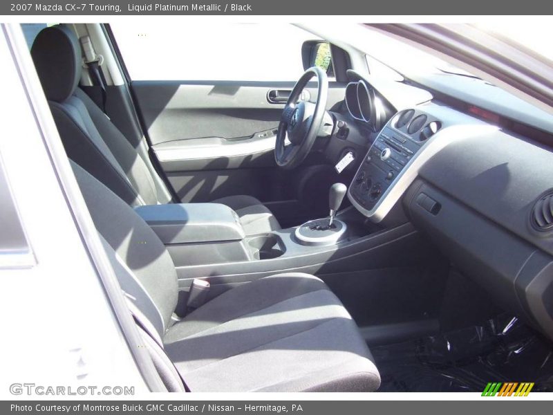 Liquid Platinum Metallic / Black 2007 Mazda CX-7 Touring