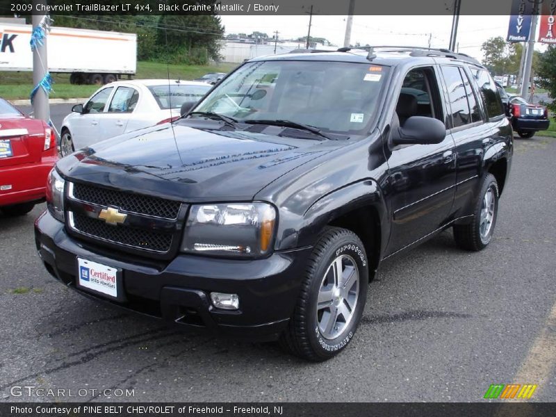 Black Granite Metallic / Ebony 2009 Chevrolet TrailBlazer LT 4x4