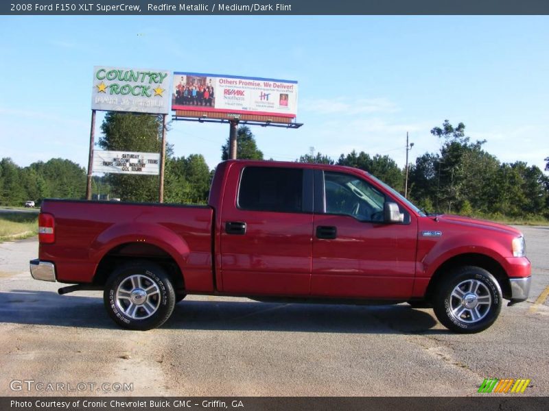 Redfire Metallic / Medium/Dark Flint 2008 Ford F150 XLT SuperCrew