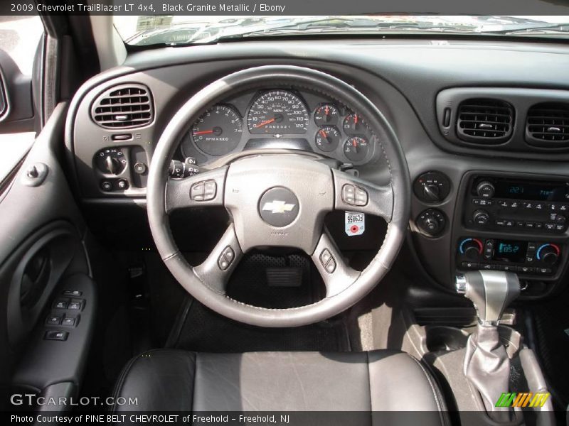 Black Granite Metallic / Ebony 2009 Chevrolet TrailBlazer LT 4x4