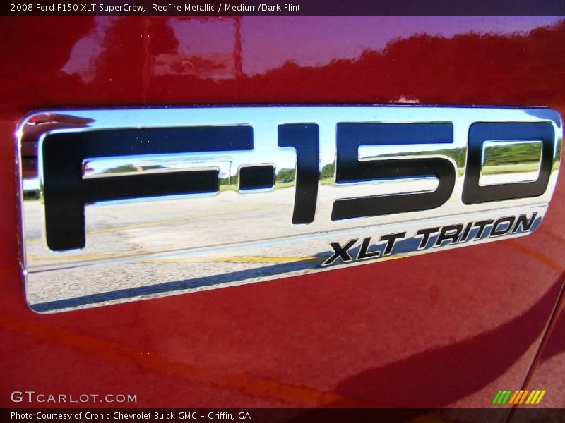 Redfire Metallic / Medium/Dark Flint 2008 Ford F150 XLT SuperCrew