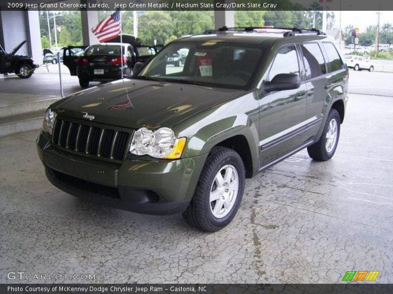 Jeep Green Metallic / Medium Slate Gray/Dark Slate Gray 2009 Jeep Grand Cherokee Laredo