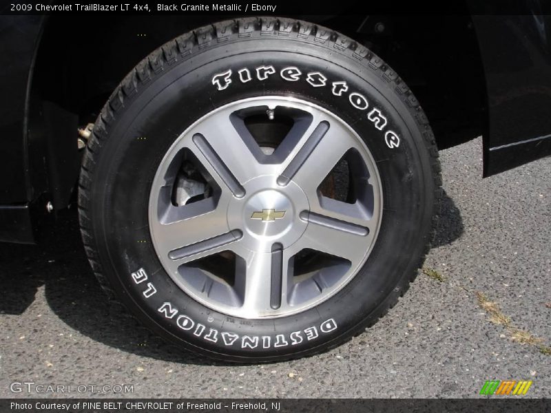 Black Granite Metallic / Ebony 2009 Chevrolet TrailBlazer LT 4x4