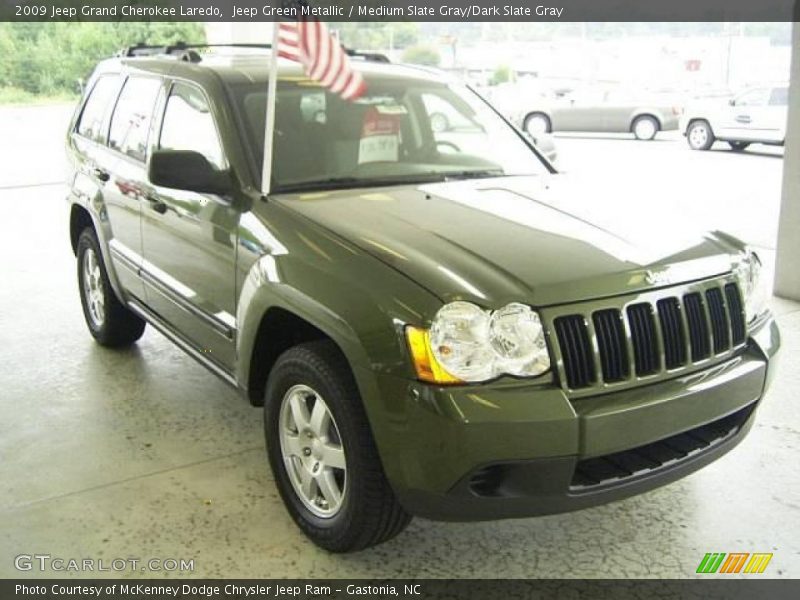 Jeep Green Metallic / Medium Slate Gray/Dark Slate Gray 2009 Jeep Grand Cherokee Laredo