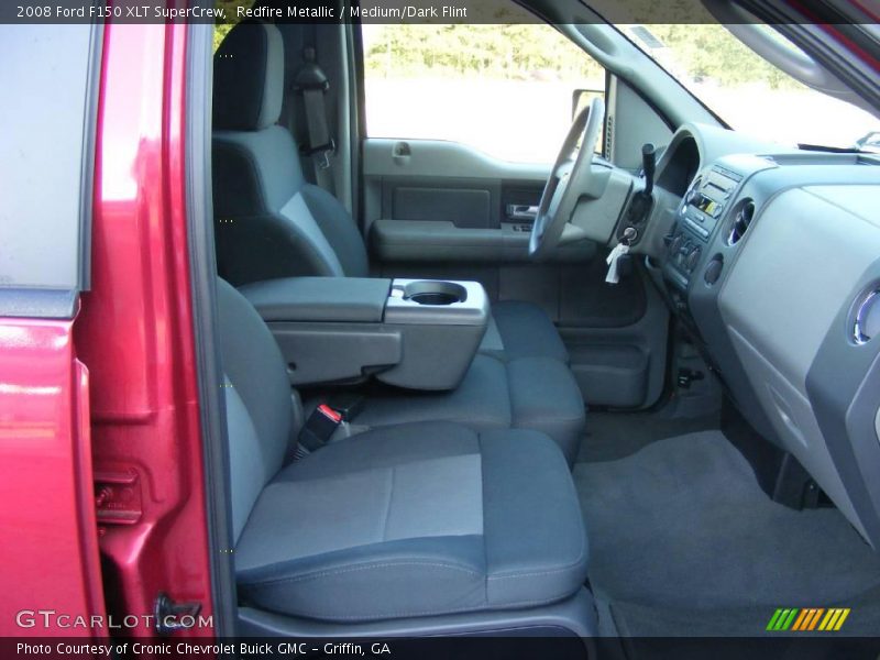 Redfire Metallic / Medium/Dark Flint 2008 Ford F150 XLT SuperCrew