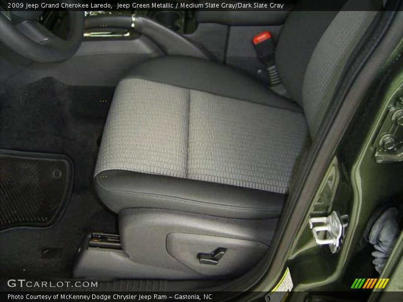Jeep Green Metallic / Medium Slate Gray/Dark Slate Gray 2009 Jeep Grand Cherokee Laredo