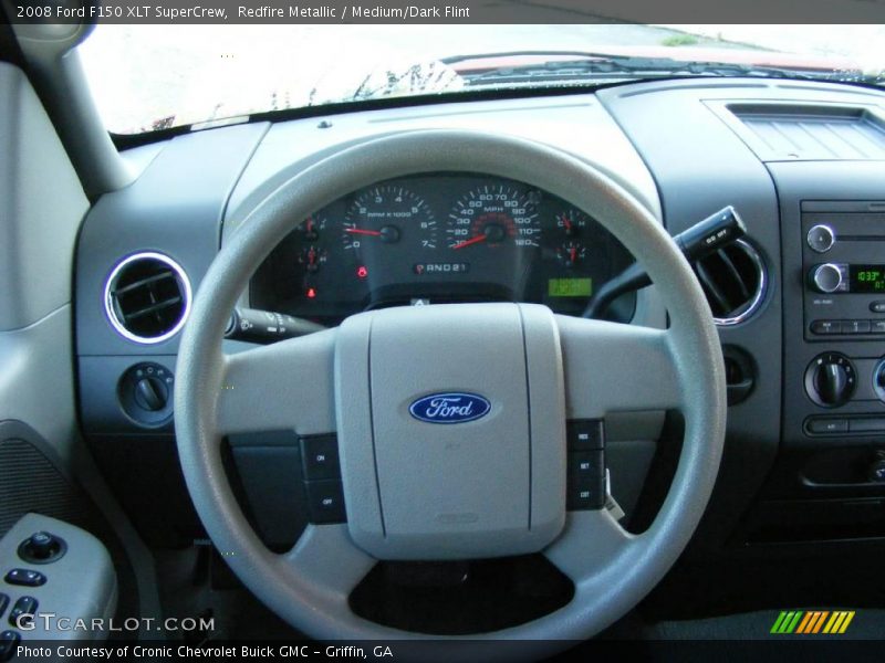 Redfire Metallic / Medium/Dark Flint 2008 Ford F150 XLT SuperCrew