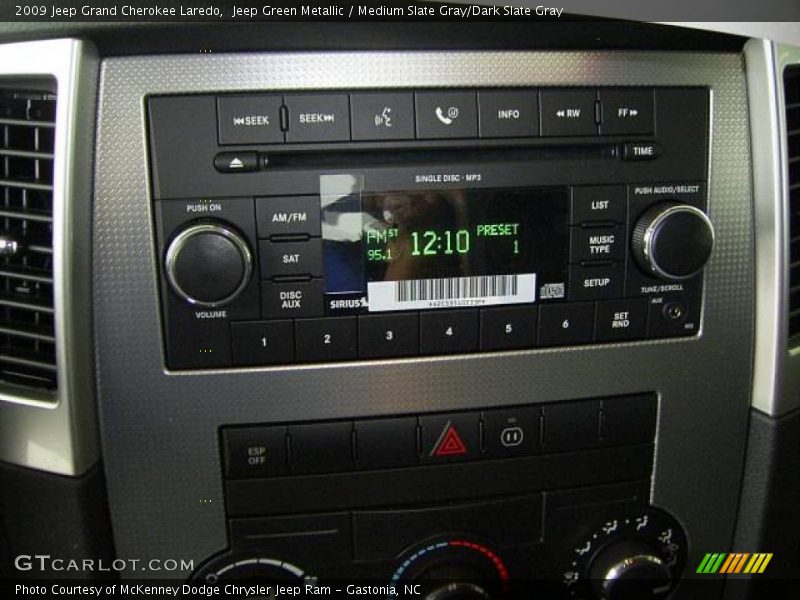 Jeep Green Metallic / Medium Slate Gray/Dark Slate Gray 2009 Jeep Grand Cherokee Laredo