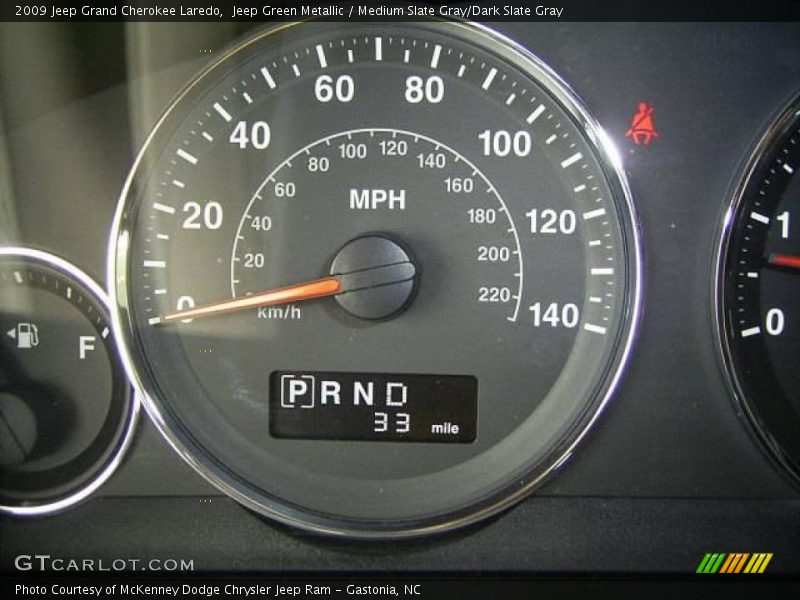 Jeep Green Metallic / Medium Slate Gray/Dark Slate Gray 2009 Jeep Grand Cherokee Laredo