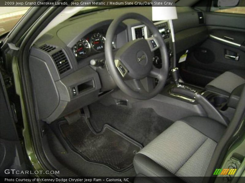 Jeep Green Metallic / Medium Slate Gray/Dark Slate Gray 2009 Jeep Grand Cherokee Laredo